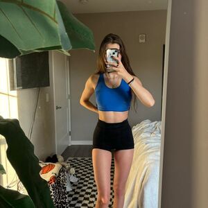 Nike Women's Blue and White Bra